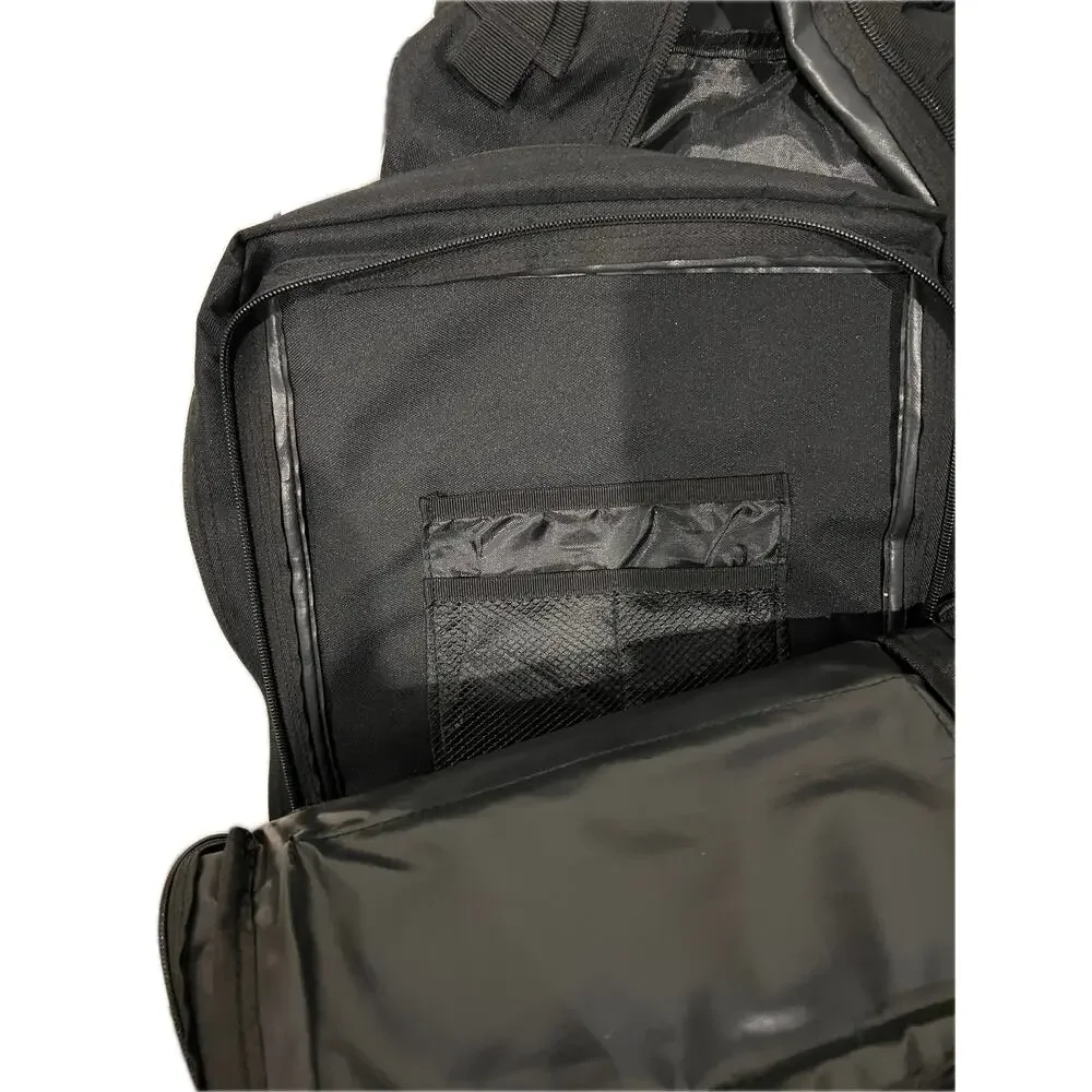 Generic Black Canvas Tactical Backpack